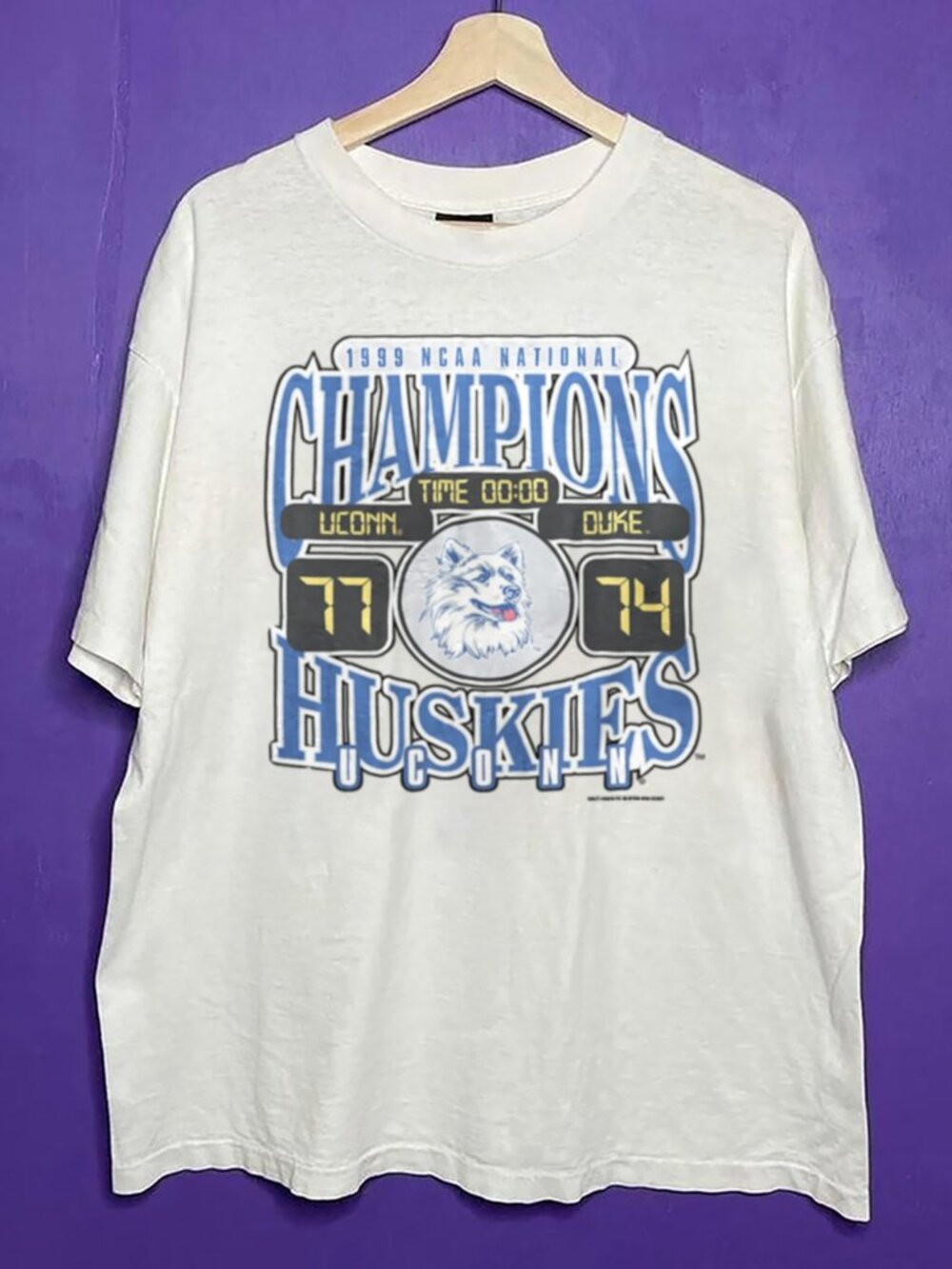 90s Connecticut Uconn Huskies 1999 Basketball Champs College Shirt, NCAA Shirt